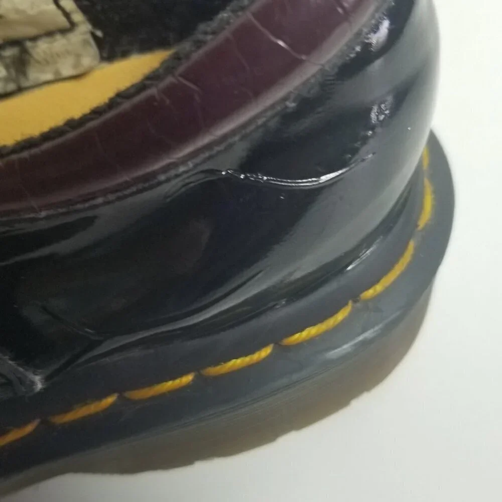 Dr. Martens Maccy Mary Jane Girls Patent Leather Shoes Sz 13-1